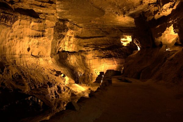 A cavern at the National Showcaves centre in Wales