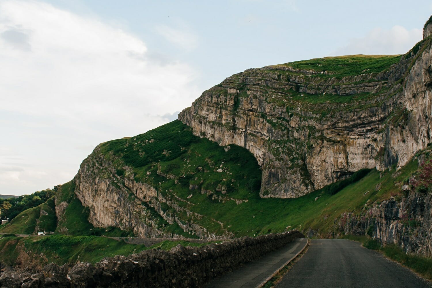 Bouldering crags in North Wales at the Great Orme