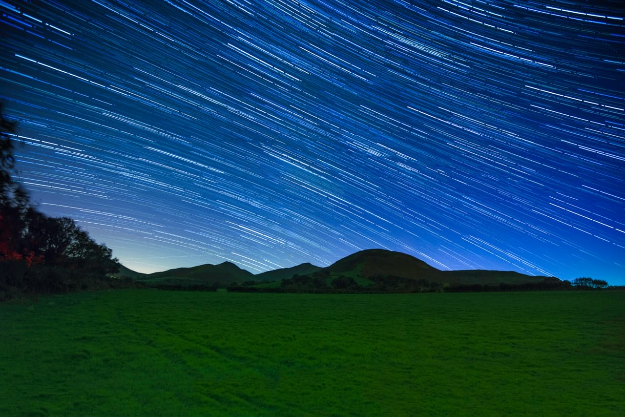 Brecon Beacons from North East Dark Skies Powys South