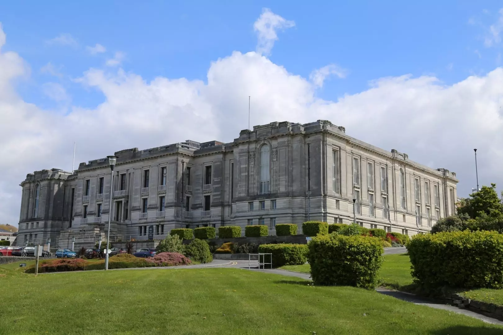The National Library of Wales in Aberystwyth