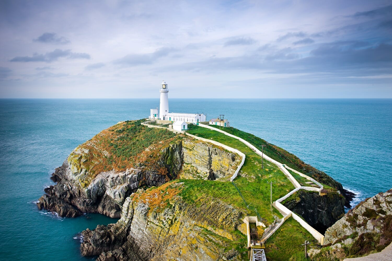 South Stack rock climbing spot in Anglesey