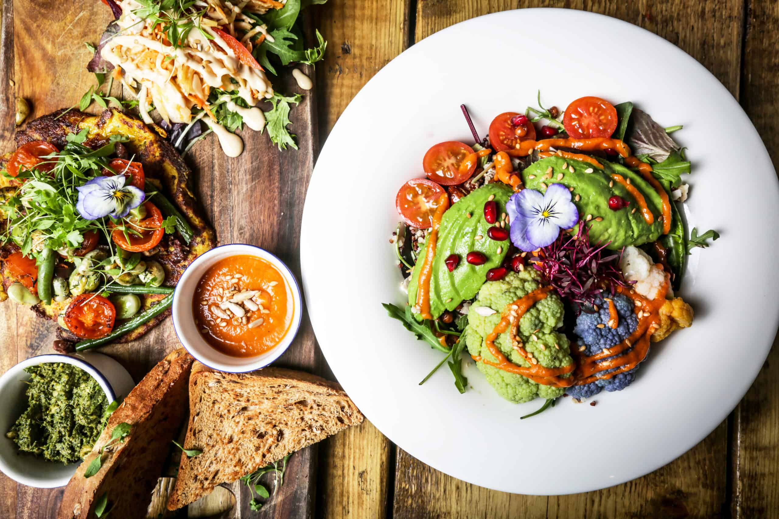 A Selection of Vegan Food