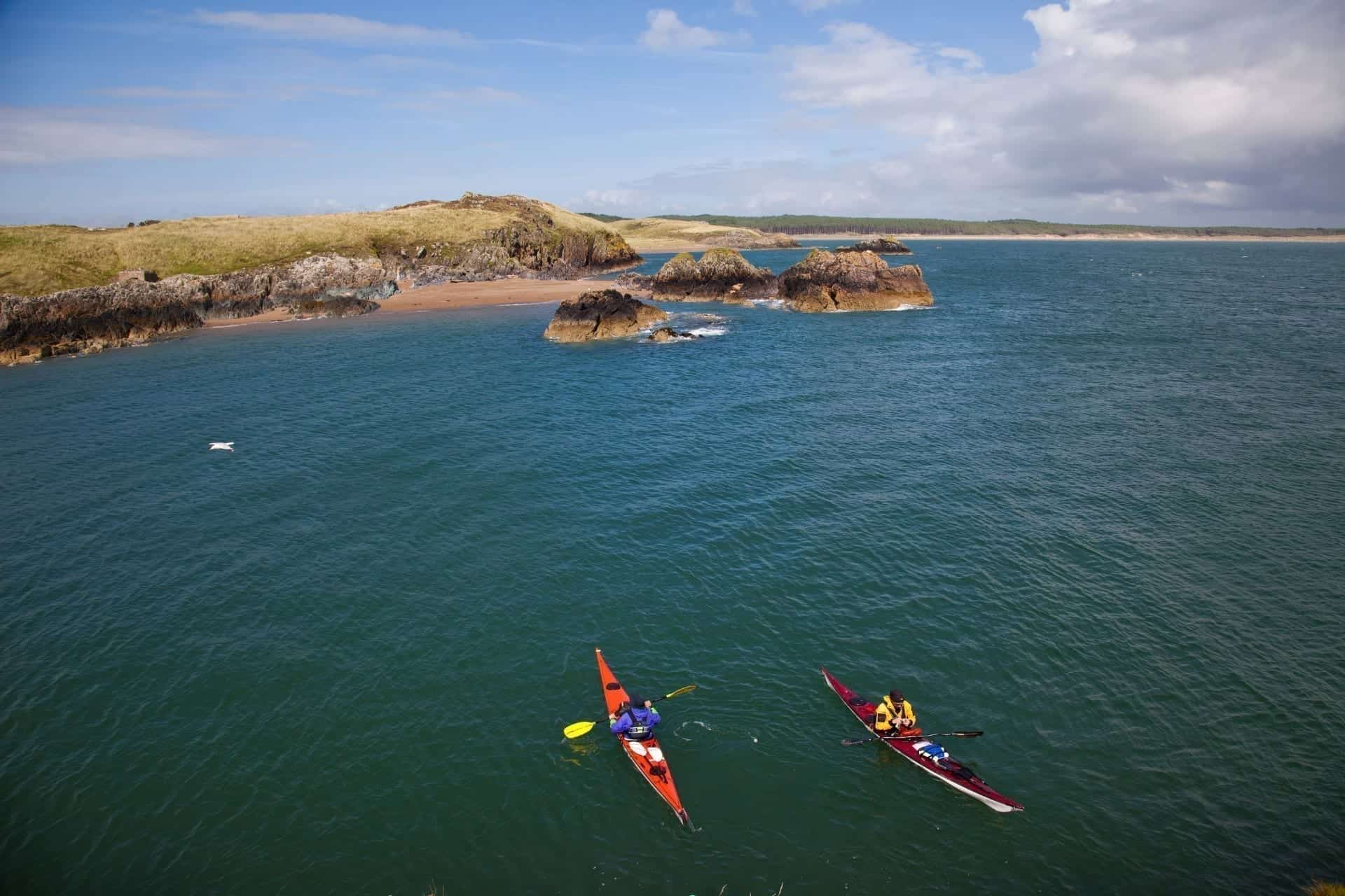 Llandwyn Island off Newborough Beach Isle of Anglesey North Wales UK