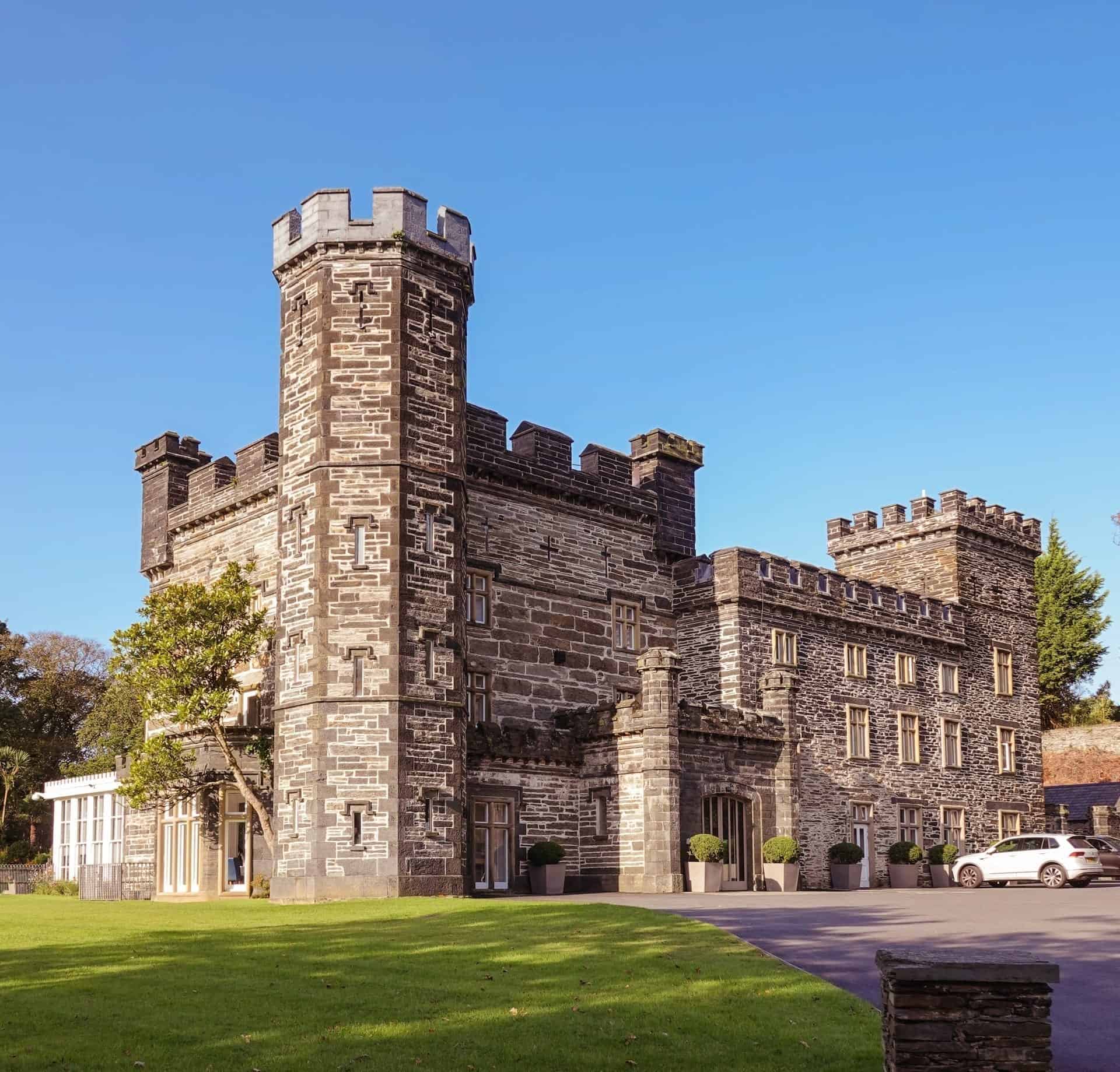 Castell Deudraeth Portmeirion is a castles in wales to stay overnight in